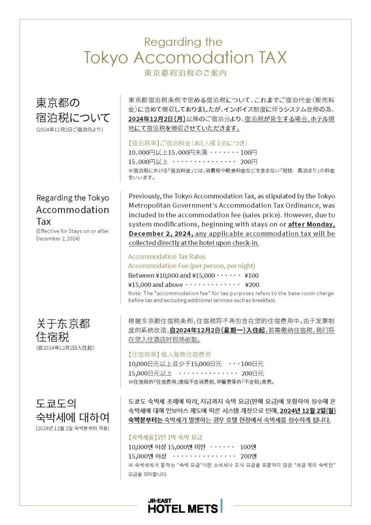 Jr-East Hotel Mets Koenji Tokyo Esterno foto
